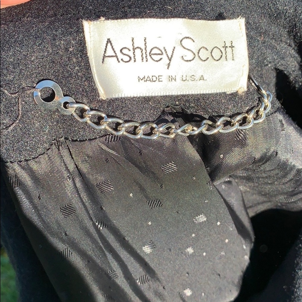 Vintage Ashley Scott Wool Pea Coat - Picture 8 of 10